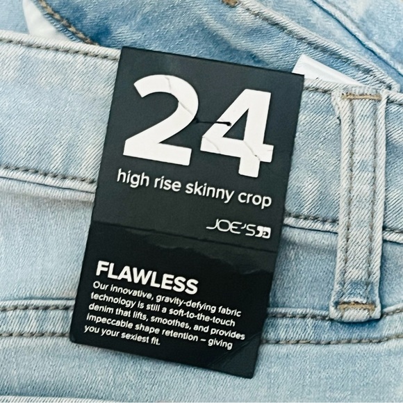 NWT Joe's Jeans New with Tags Flawless High Rise Skinny Crop Ankle Jeans size 24 - Picture 7 of 8